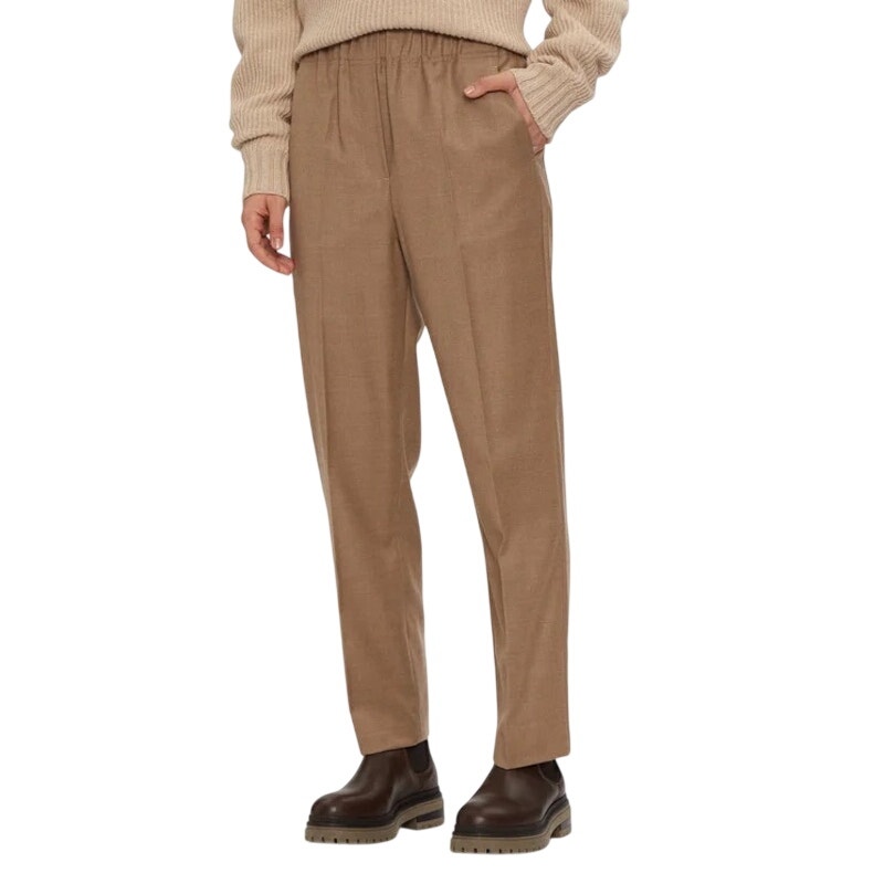 Weekend Maxmara Us 8 Virgin Wool Hateley Pull On Trouser Minimalist Quiet Luxury